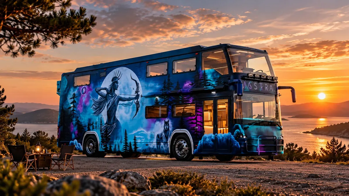 MK-GRAND dış görünüşü, gün batımında
